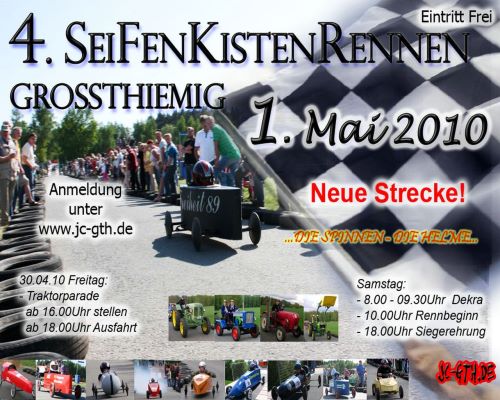 Flyer Großthiemig Seifenkistenrennen